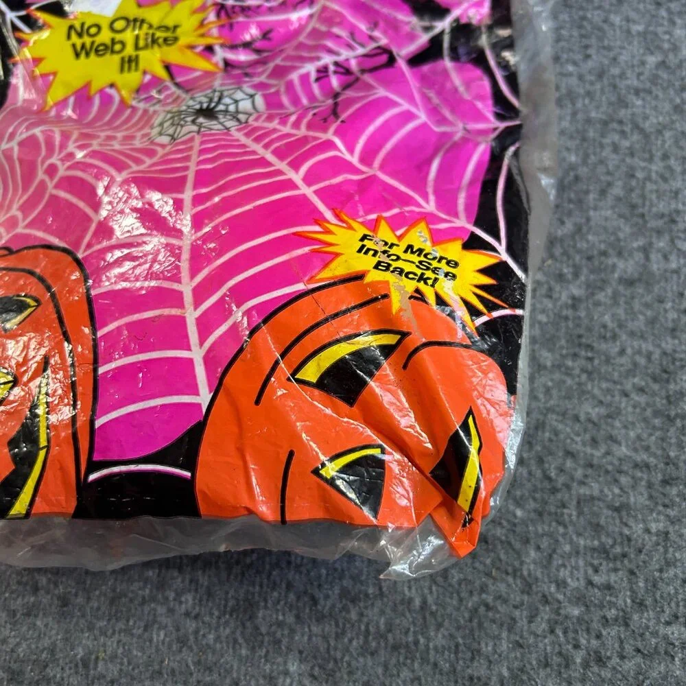 Vintage NOS Rubies Spider Web ‎ Halloween Indoor/Outdoor Decoration USA